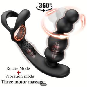 tri motorni vibrator za masažo prostate