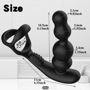 tri motorni vibrator za masažo prostate