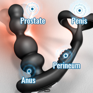 tri motorni vibrator za masažo prostate
